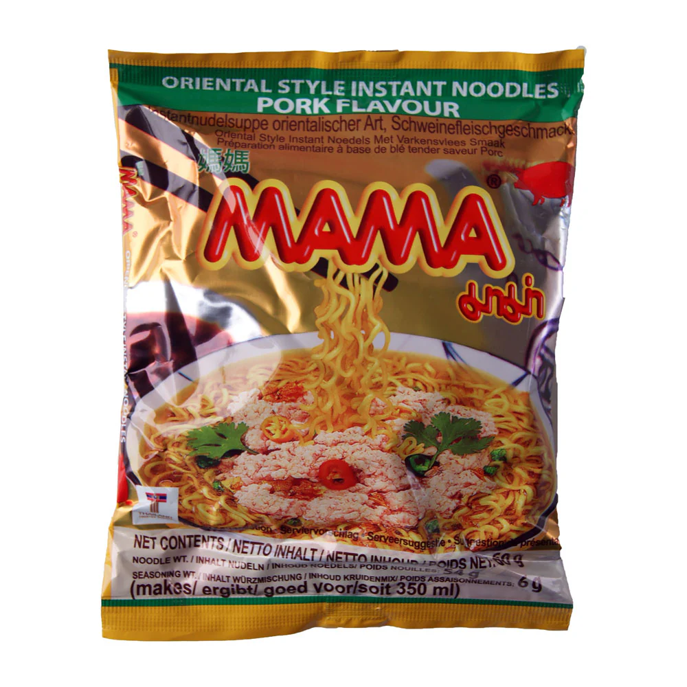 Mama Oriental Style Pork Noodles - 60g