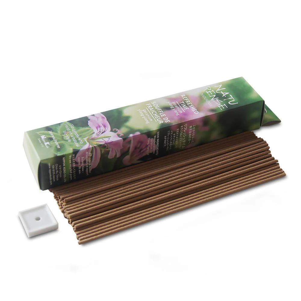 Natu Rense - Geranium Ylang Ylang Japanese Incense