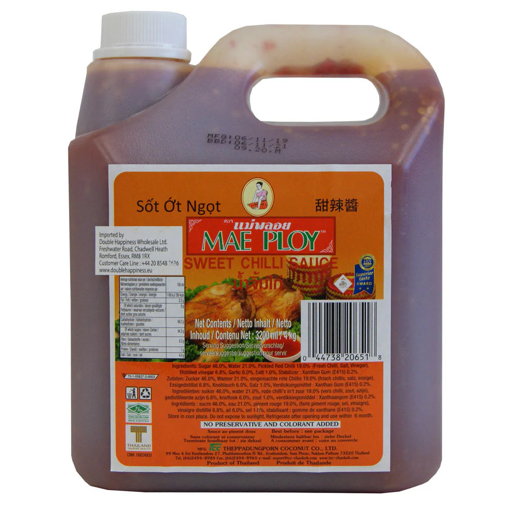 Mae Ploy Sweet Chilli Sauce - 3x4kg