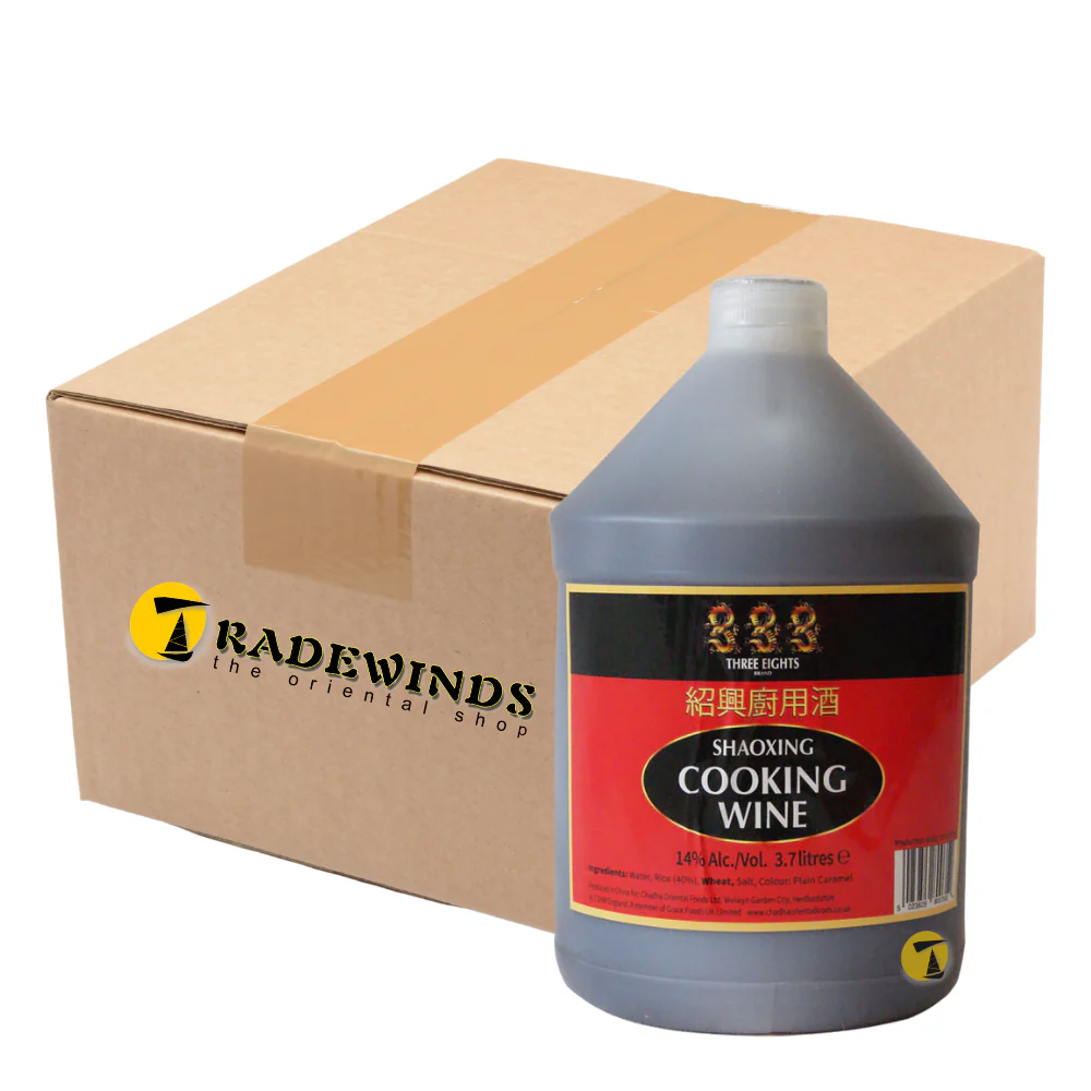 Three Eights Brand Shaoxing Cooking Wine - 4x3.7L