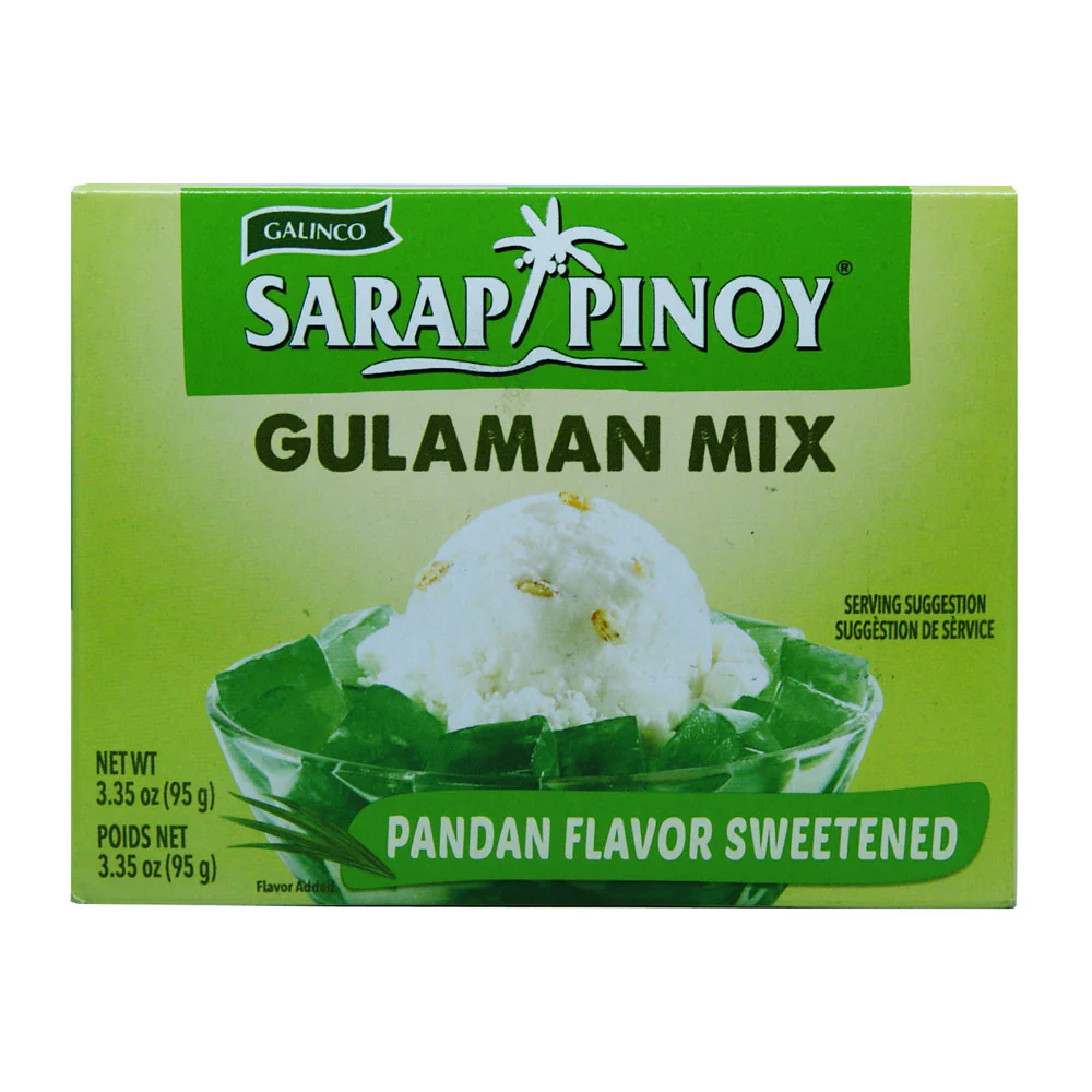Galinco Gulaman Sweetened Pandan Flavour - 95g