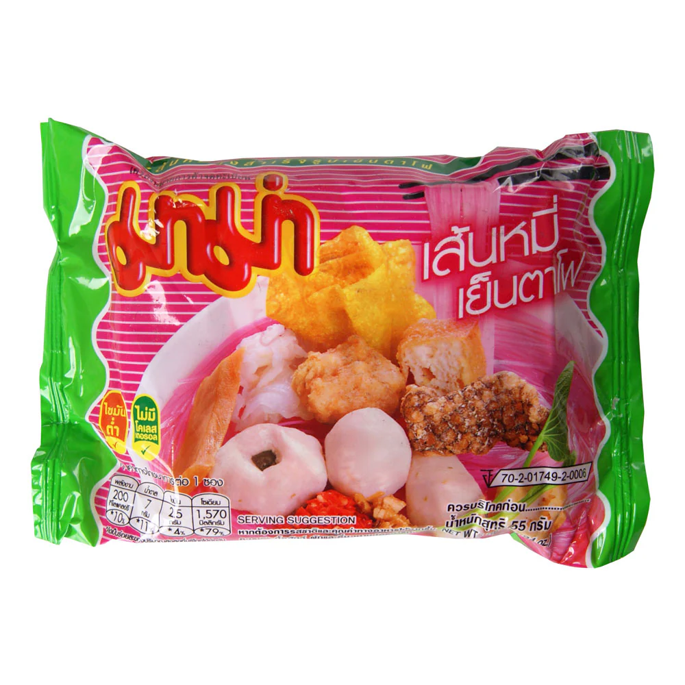 Mama Yentafo Instant Rice Vermicelli - 55g
