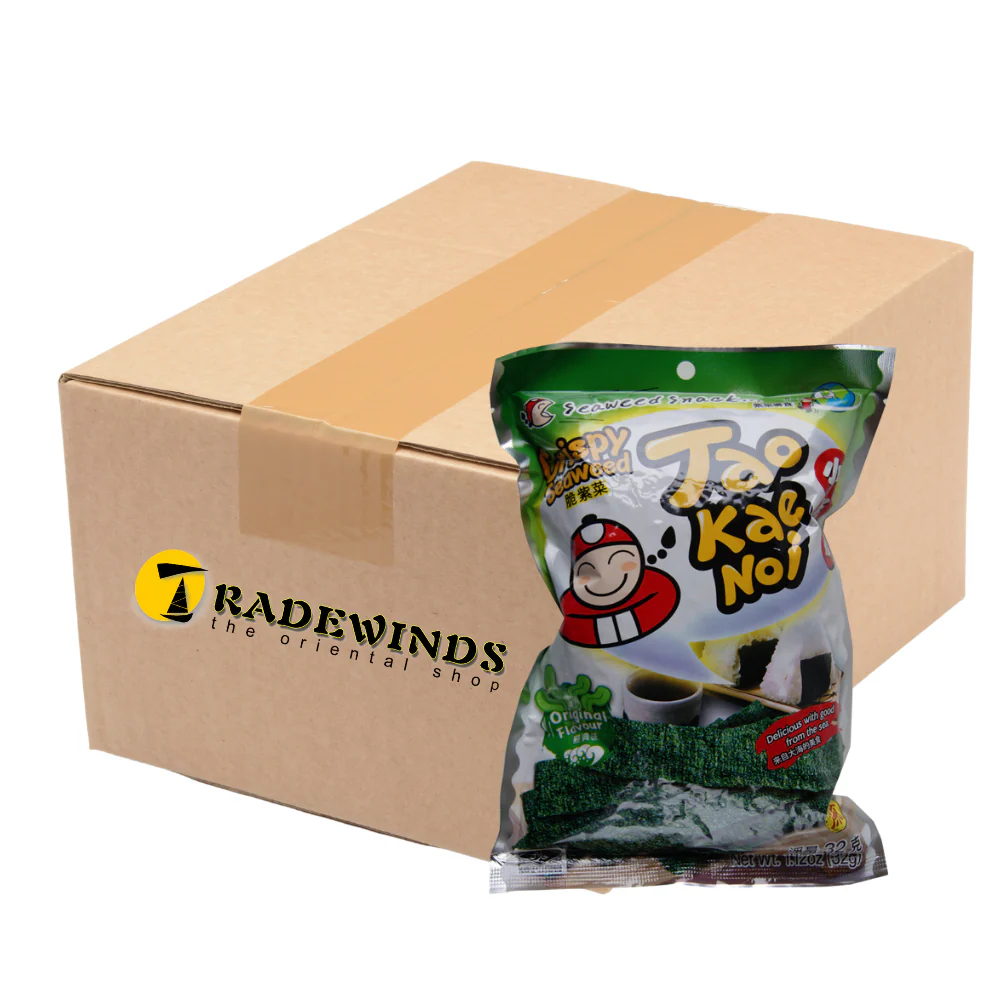 Taokaenoi Crispy Seaweed - Original Flavour - 24x32g