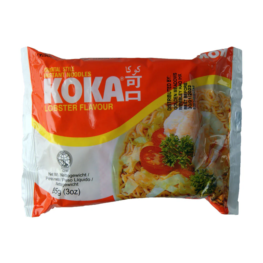 Koka Oriental Style Instant Noodles Lobster Flavour - 85g