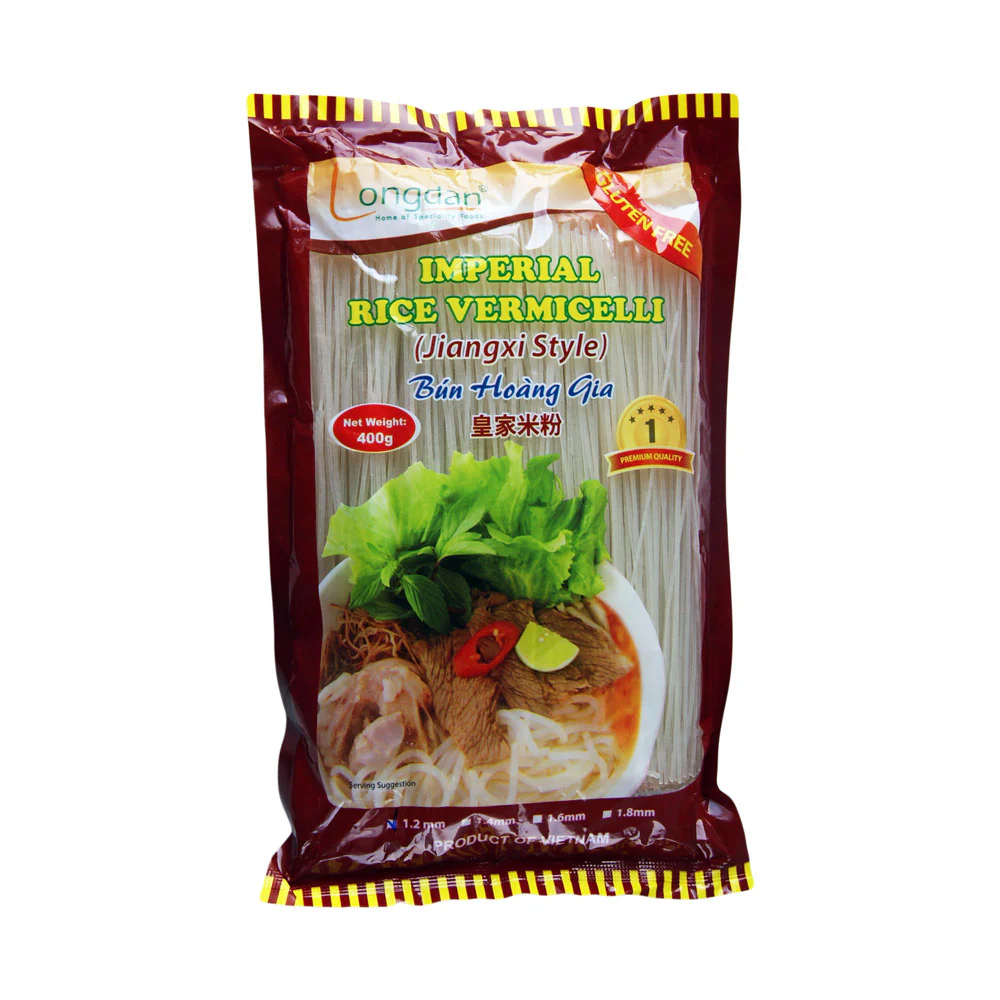 Longdan 1.2mm Imperial Rice Vermicelli Jiangxi Style - 400g