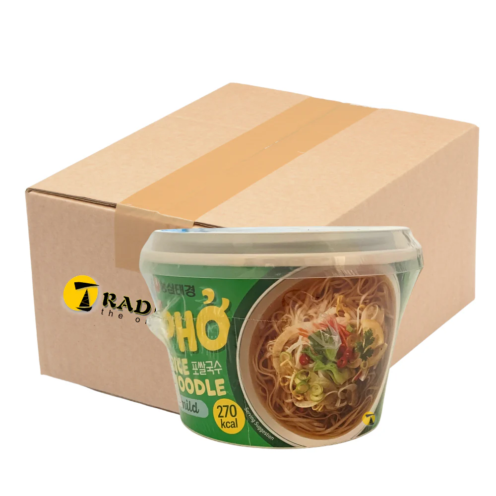 Nong Shim Pho Rice Noodle Bowl - Mild - 6x77.1g
