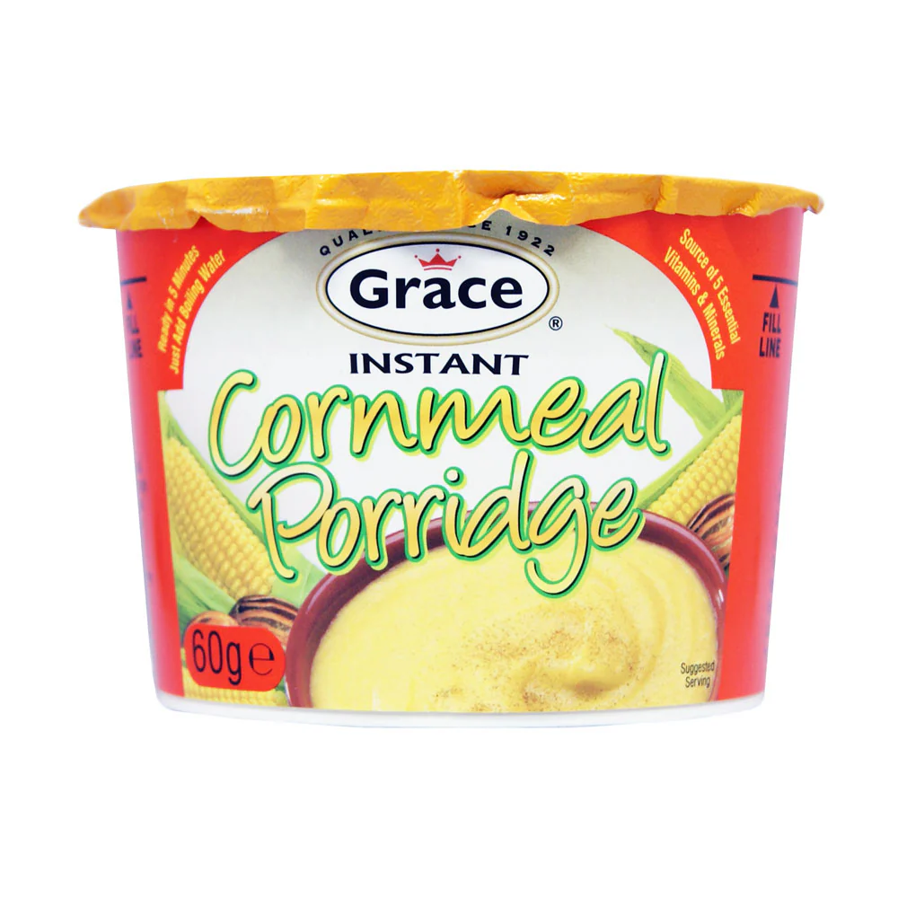 Grace Instant Cornmeal Porridge - 12x60g