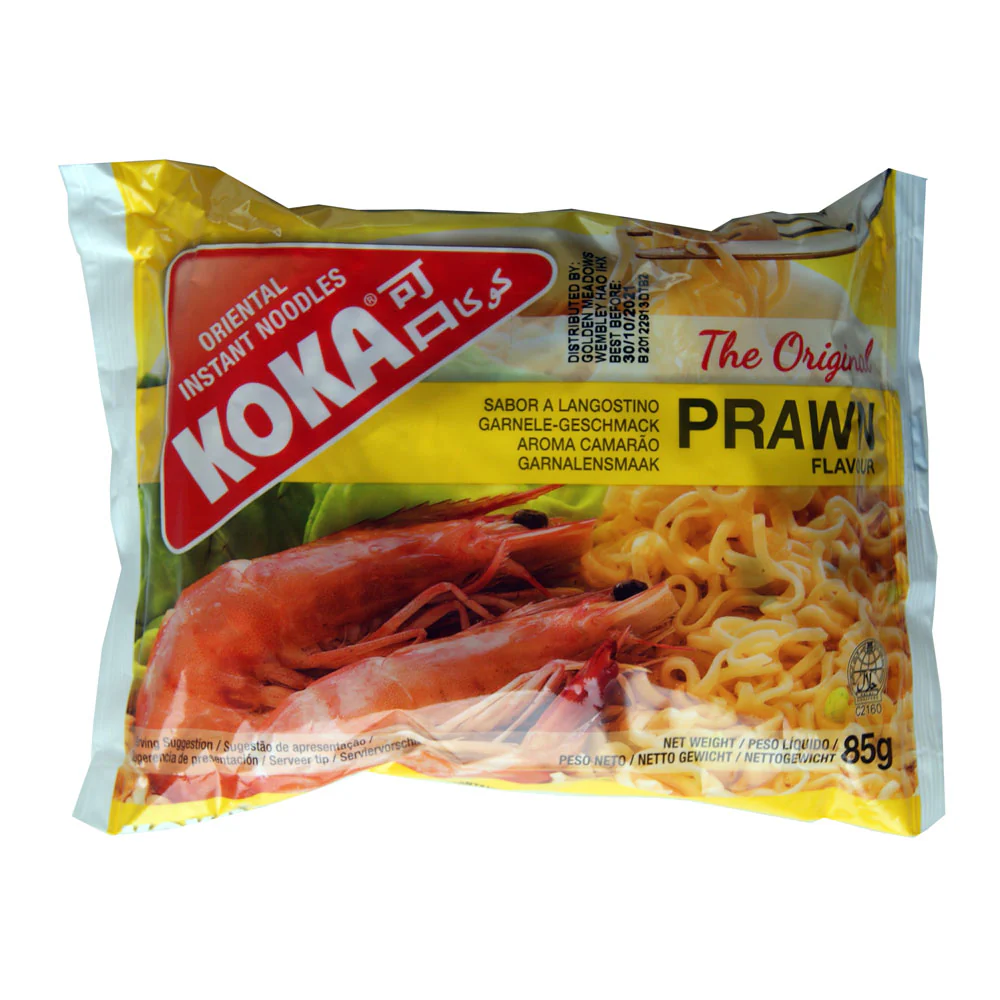 Koka Oriental Style Instant Noodles Prawn Flavour - 85g