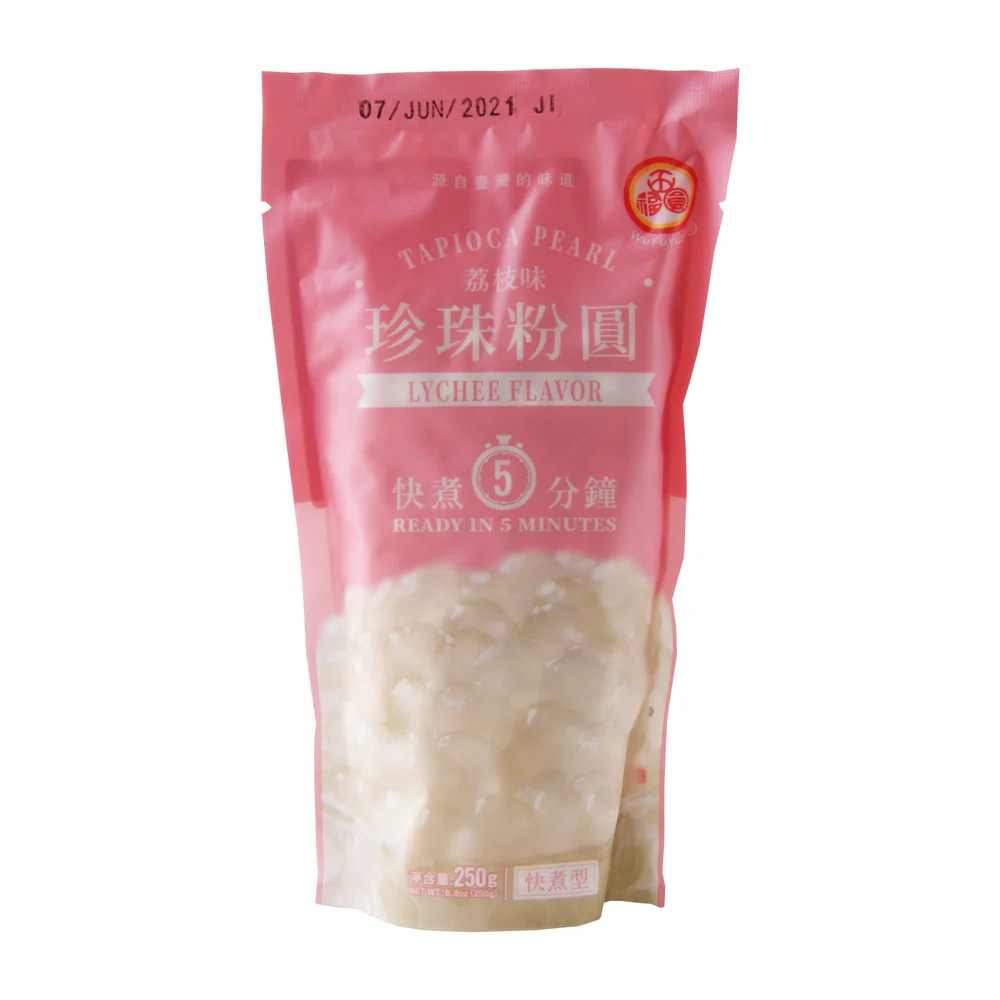WufuYuan Lychee Tapioca Pearl - 250g
