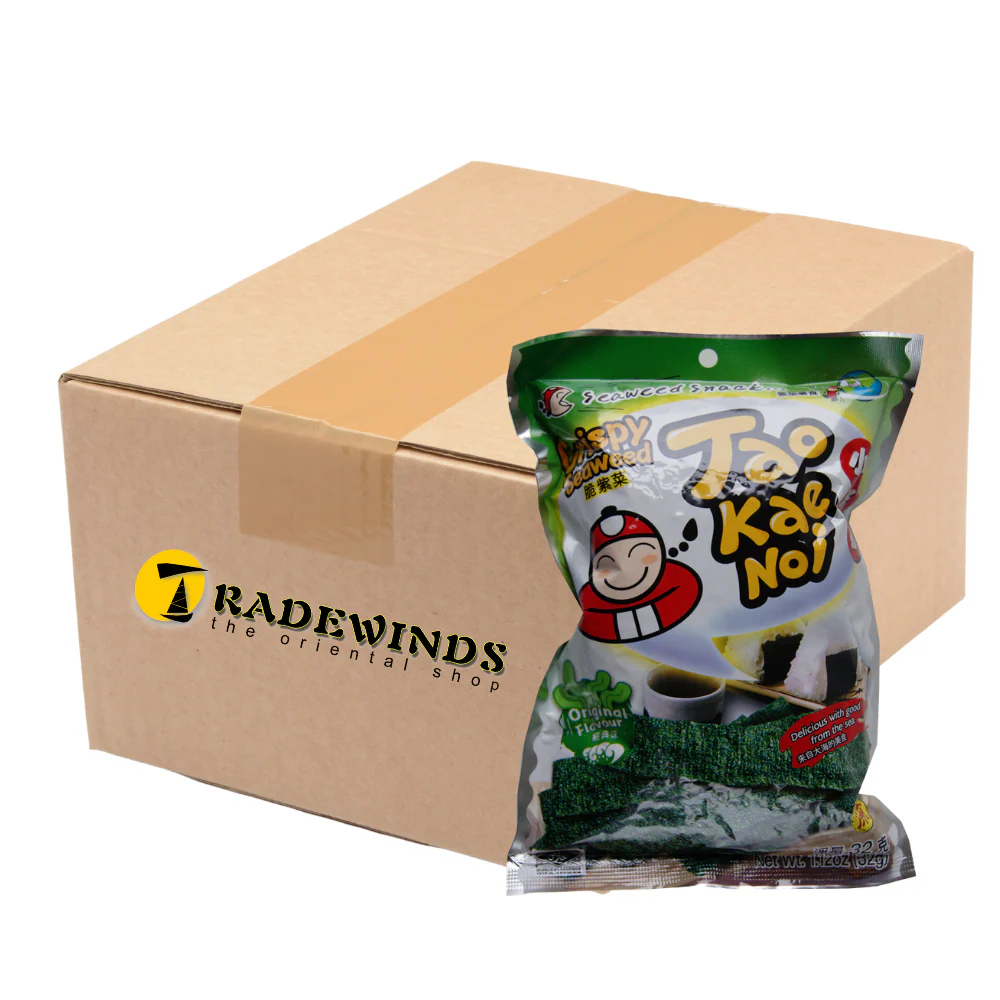 Taokaenoi Crispy Seaweed - Original Flavour - 6x36g