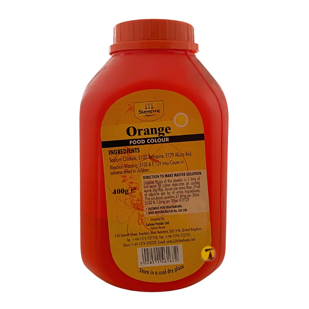 Supreme Orange Food Colour - 400g