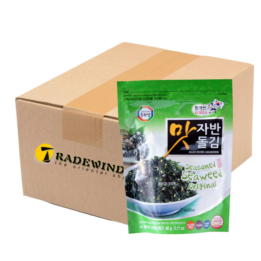 Surasang Seasoned Seaweed - Original - 20x60g