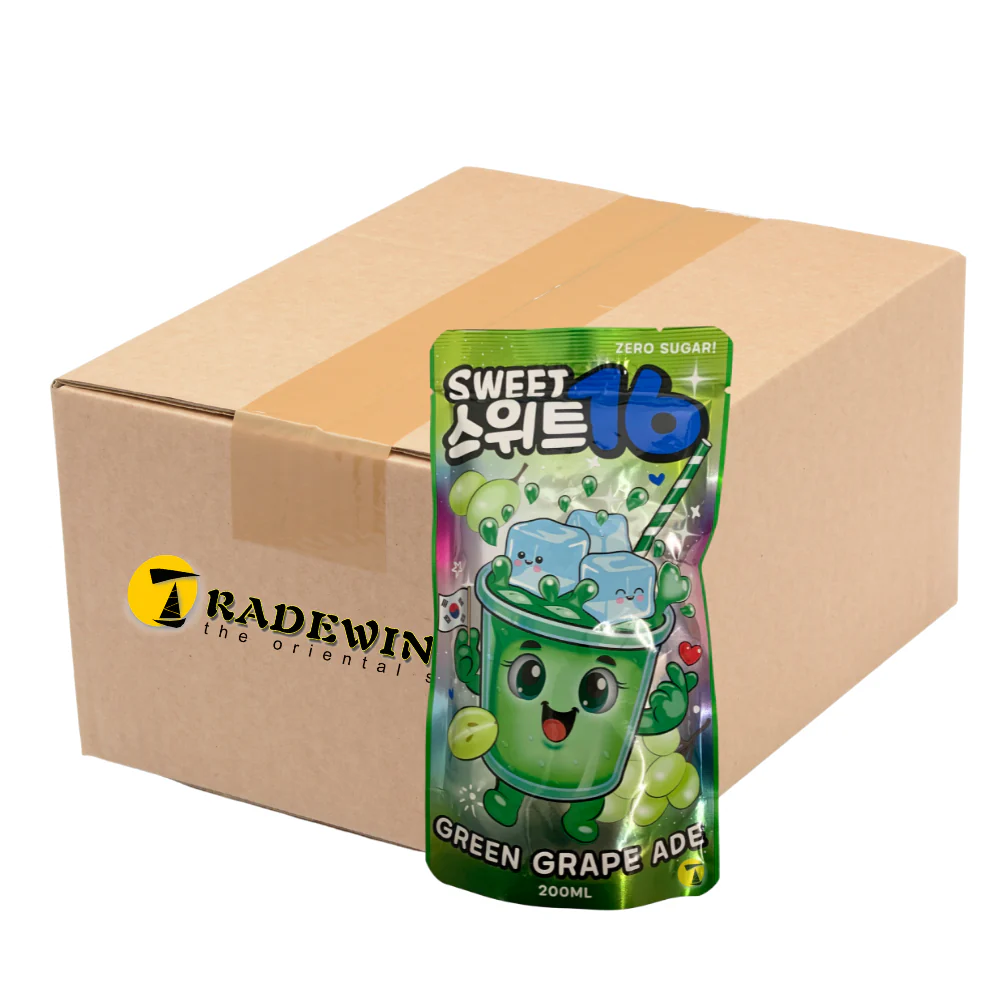 Sweet 16 Green Grape Ade [No Sugar] - 10x200ml