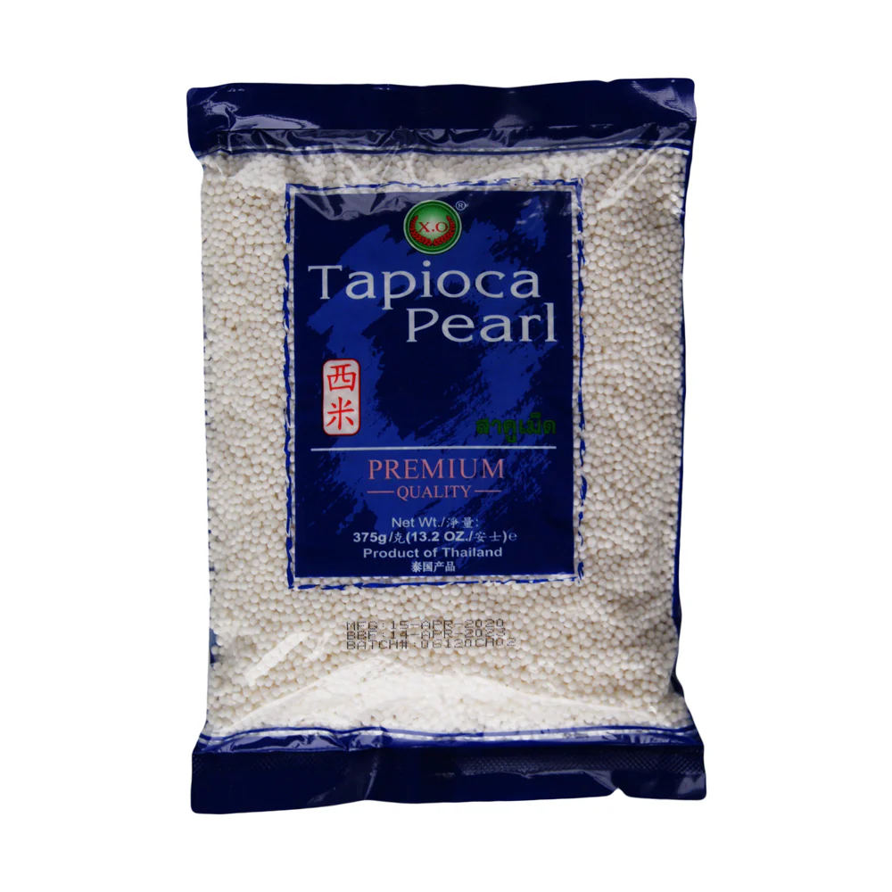 X.O Premium Quality Small White Tapioca Pearl - 375g