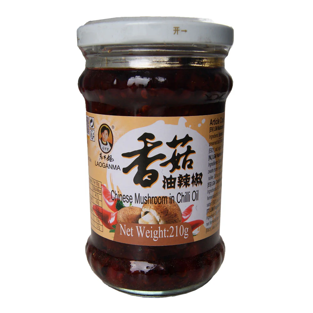Lao Gan Ma Chinese Mushroom in Chilli Oil - 210g