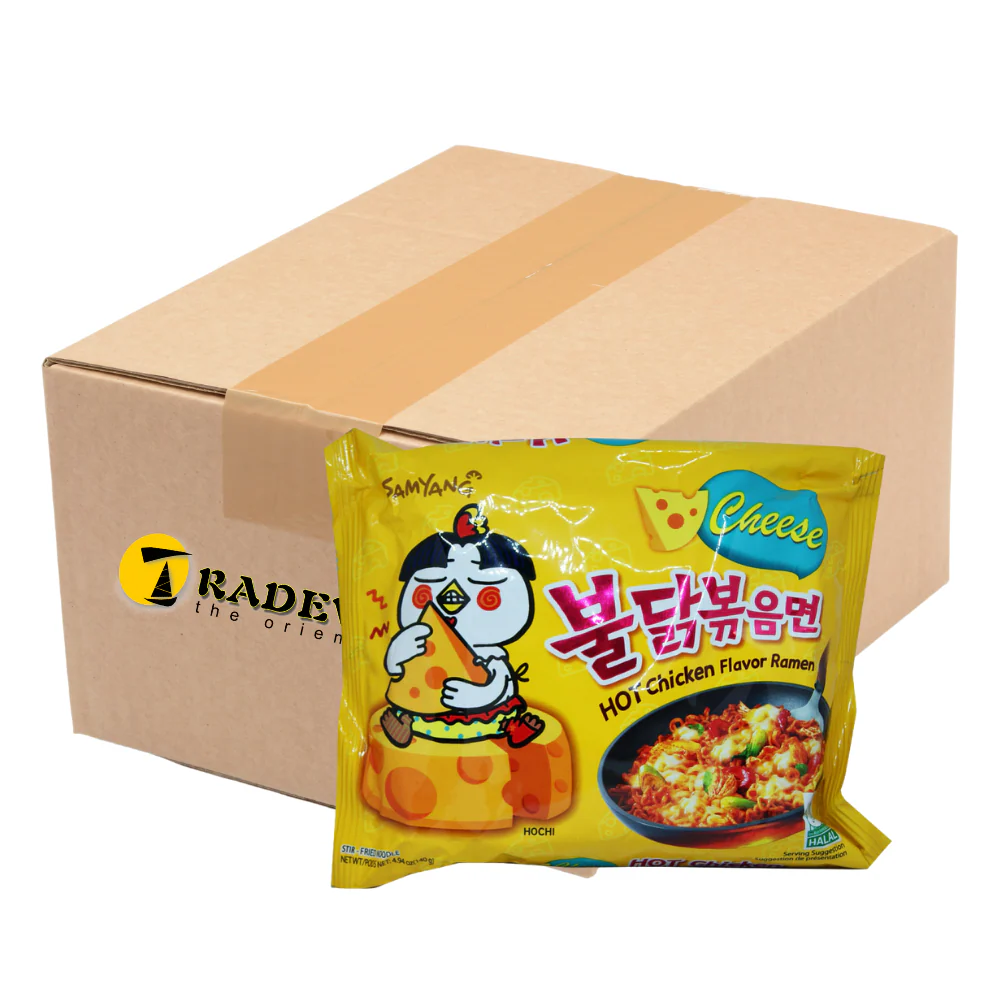 Samyang Cheese Variety Hot Chicken Ramen - 40x140g