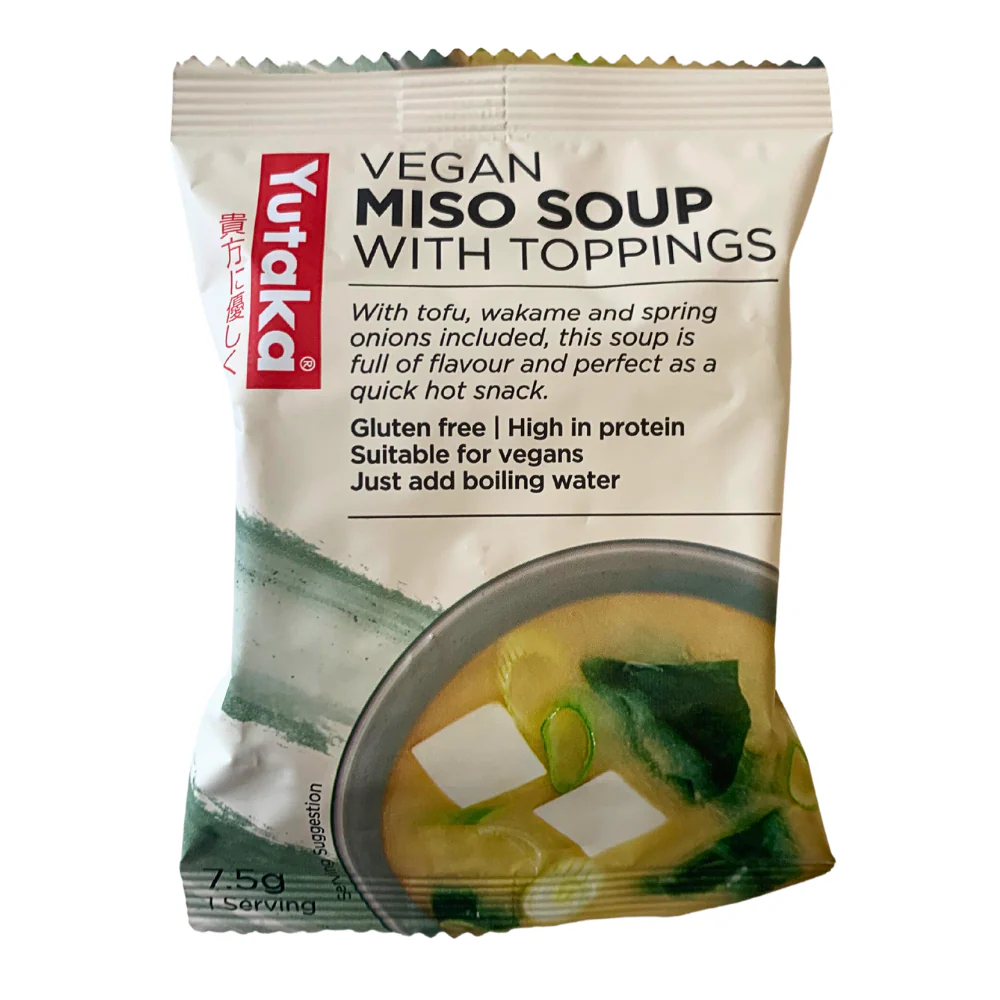 Yutaka Vegetarian Instant Miso Soup - 7.5g