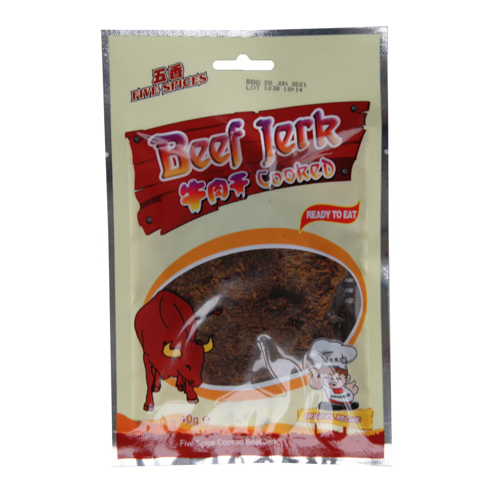 Advance Five Spices Cooked Beef Jerk - 40g