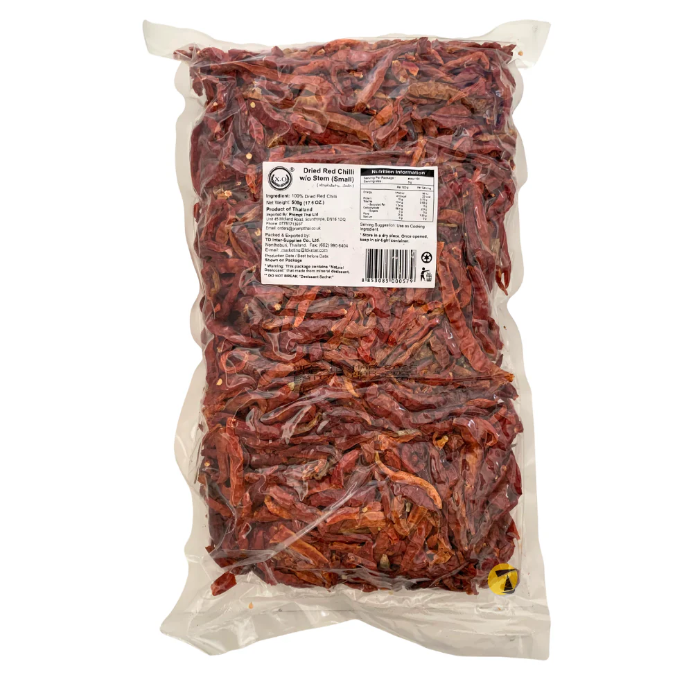 X.O Dried Red Chilli Small - 500g