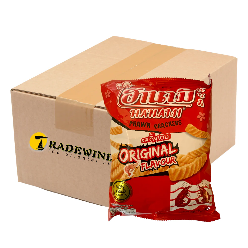 Hanami Prawn Crackers - 24x52g