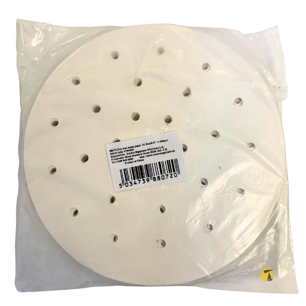 8.5" Dim Sum Steam Paper - 500pcs