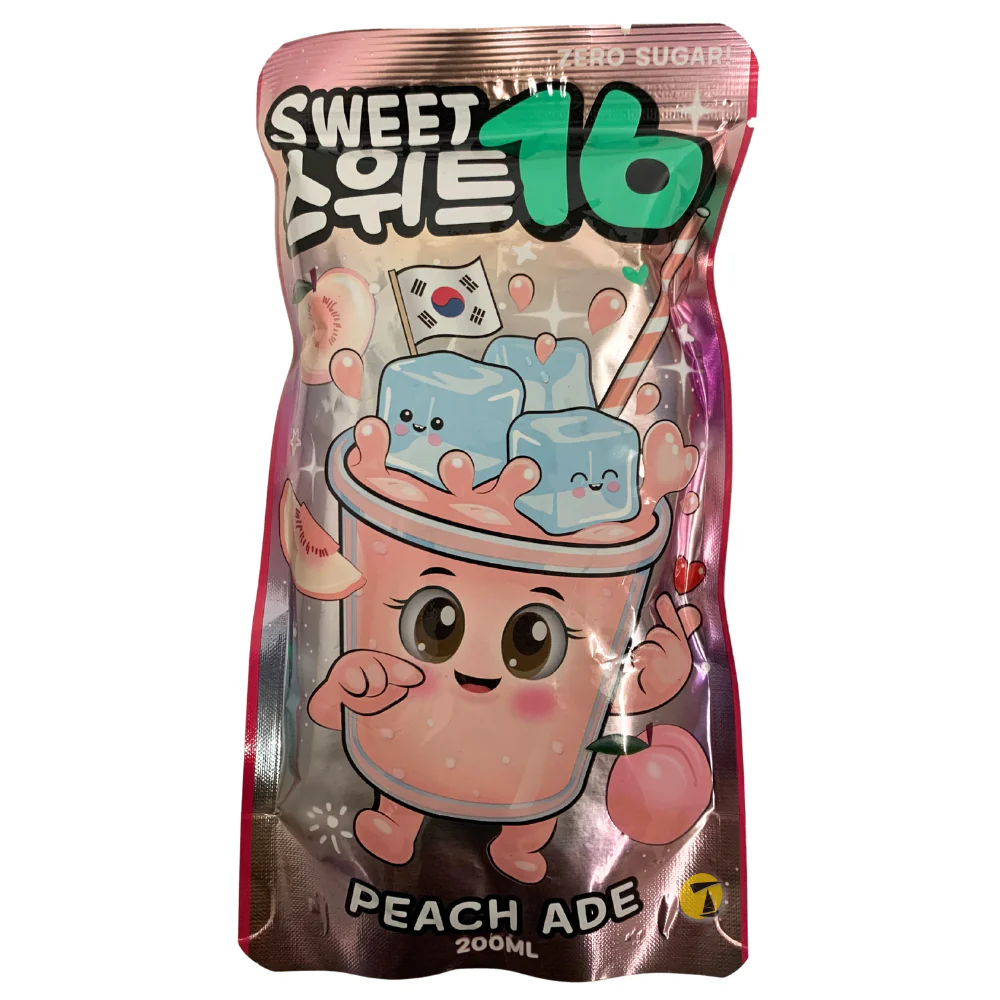 Sweet 16 Peach Ade [No Sugar] - 200ml