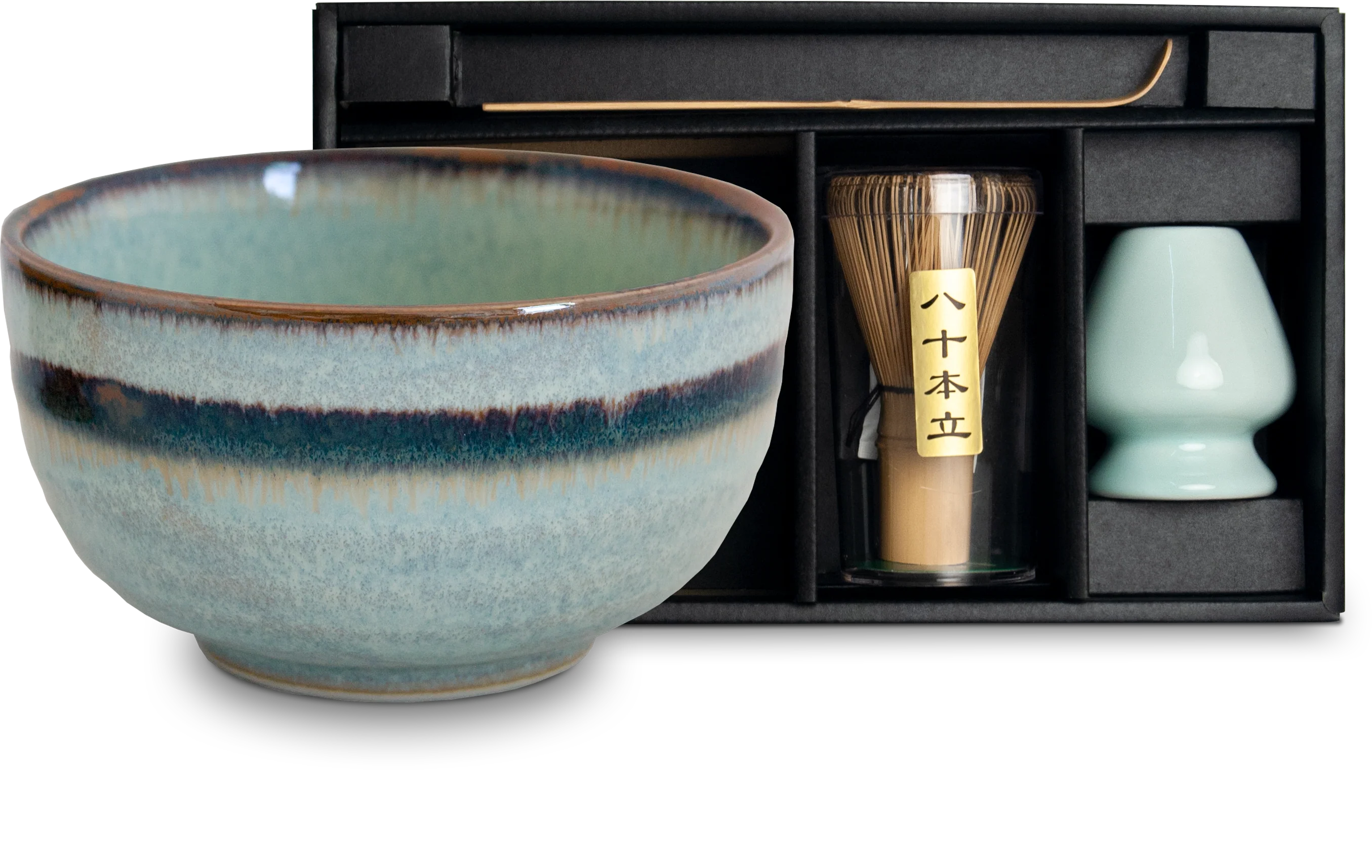 Traditional Japanese Matcha Tea Set - Green Wasabi