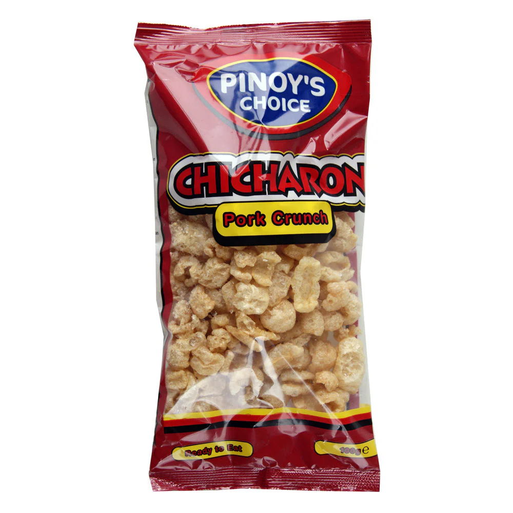 Pinoy's Choice Chicharon Pork Crunch Snack - 10x100g