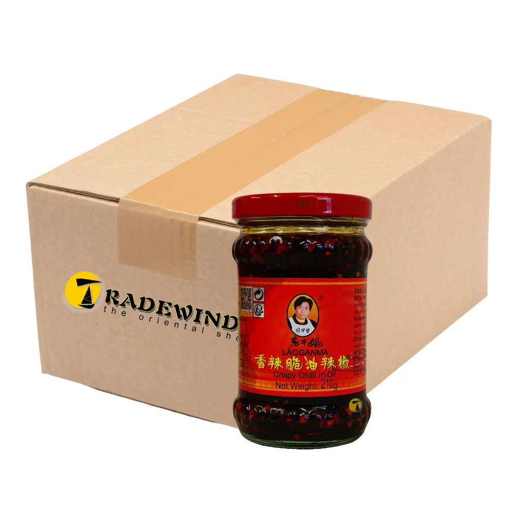 Lao Gan Ma Crispy Chilli Oil - 24x210g
