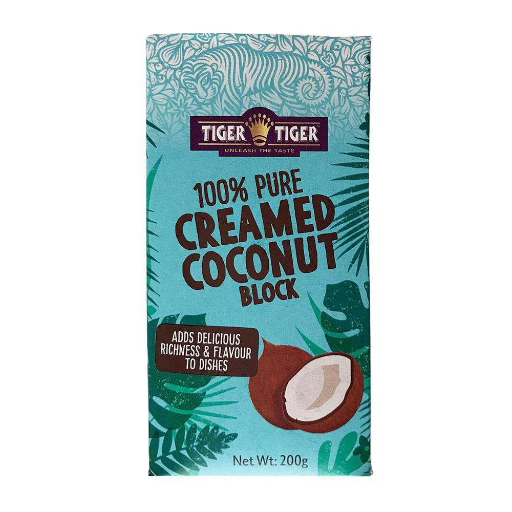 Tiger Tiger Pure Creamed Coconut Block - 200g