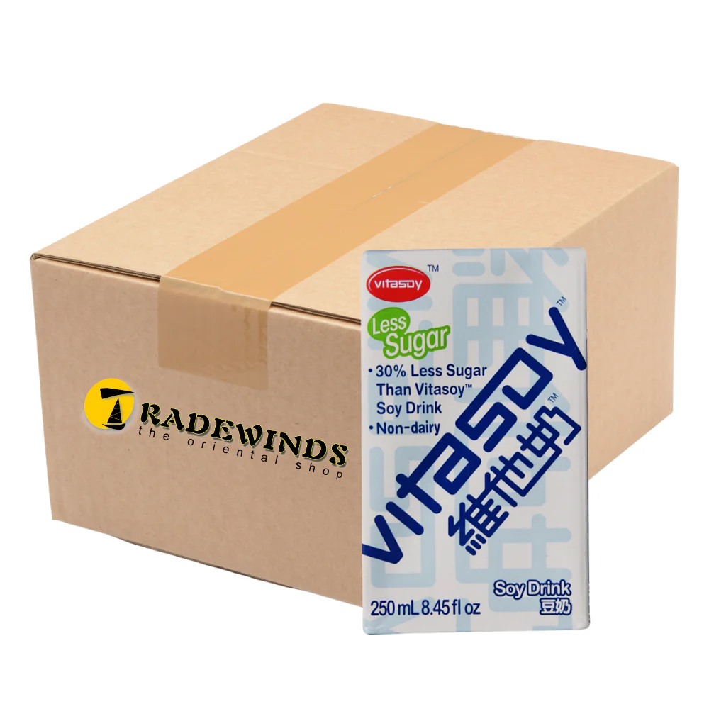 Vitasoy Less Sugar Soy Drink - 48x250ml