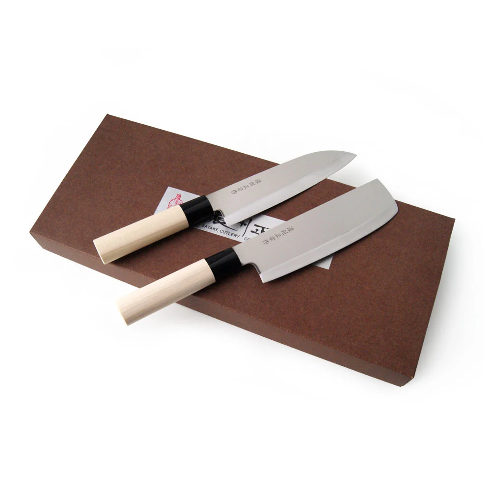 Japanese Knife (Set of 2) - Santoku & Nakiri