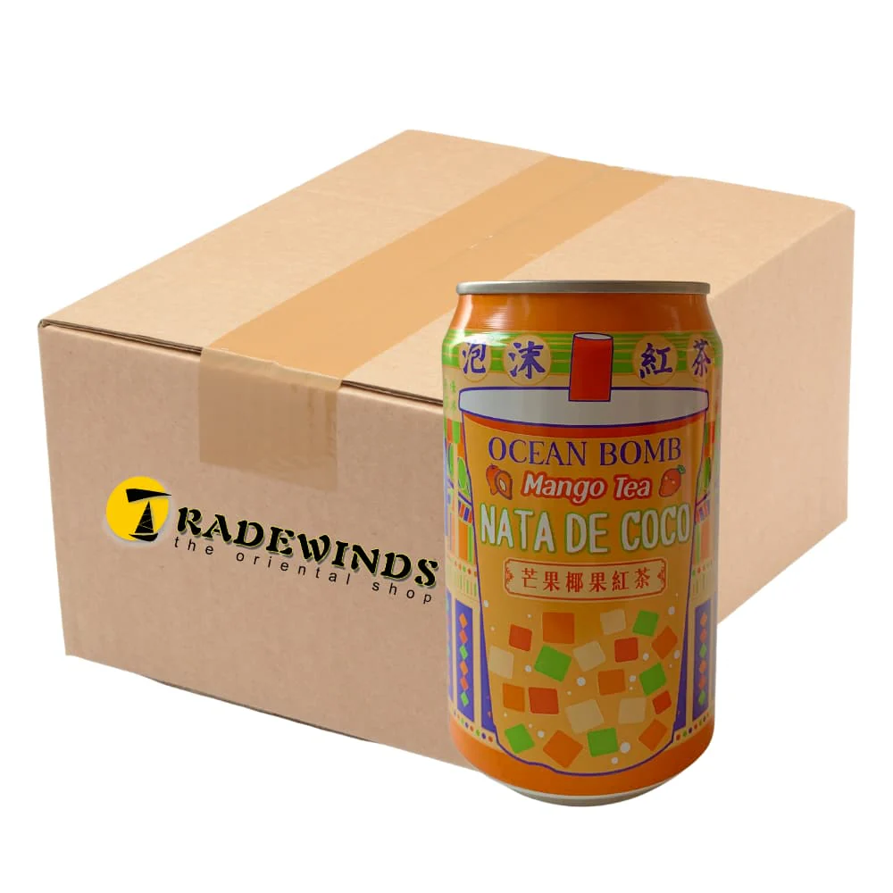 Ocean Bomb Mango Tea Nata De Coco - 24x315ml