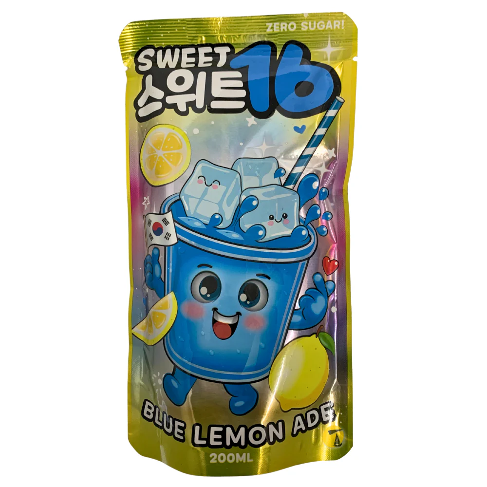 Sweet 16 Blue Lemon Ade [No Sugar] - 200ml