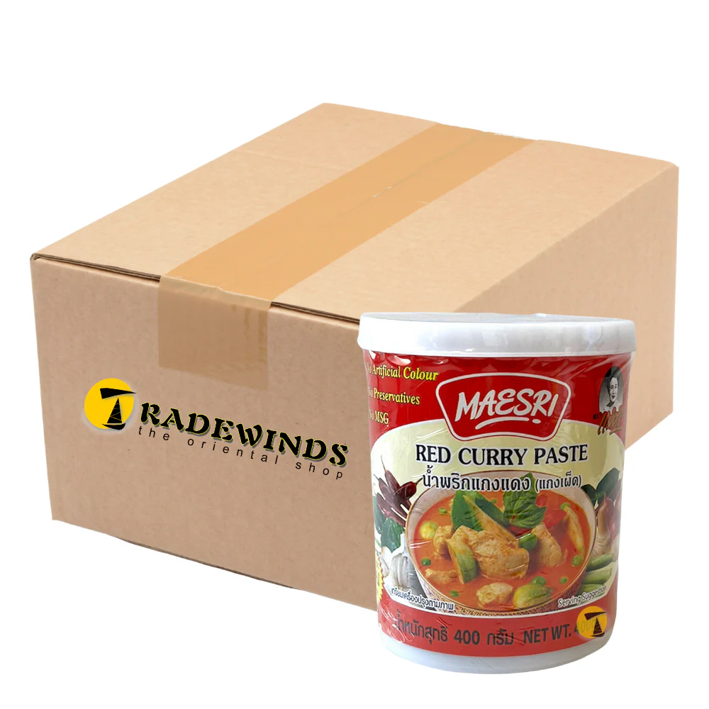 Maesri Red Curry Paste - 12x400g