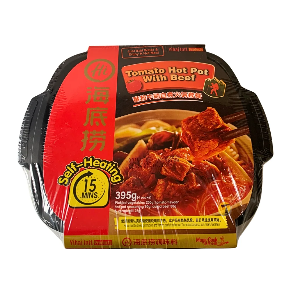 HDL Self-Heating Tomato Hot Pot with Beef - 395g