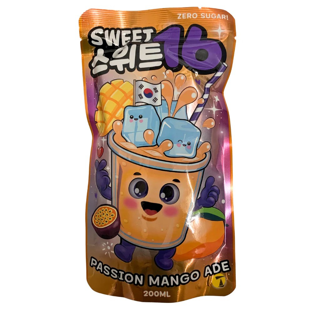 Sweet 16 Passion Mango Ade [No Sugar] - 200ml