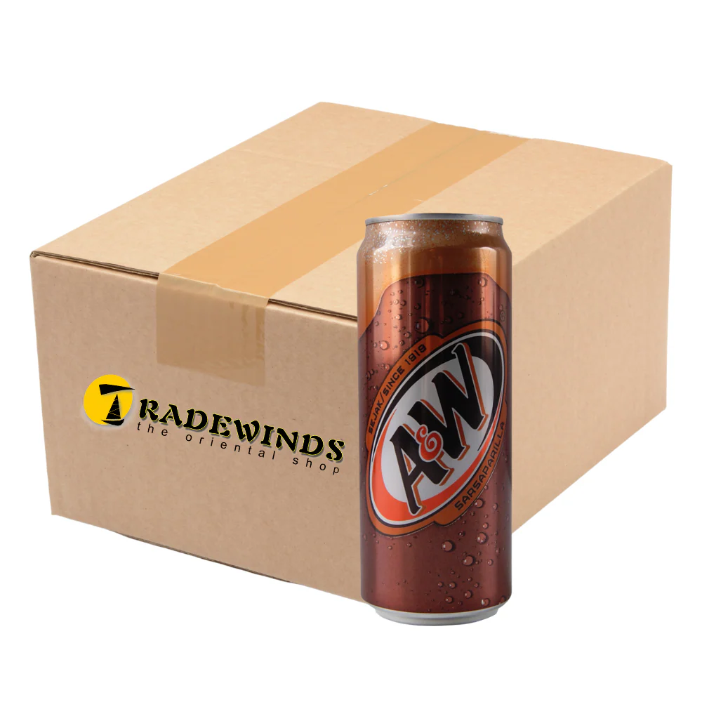 A&W Sarsaparilla (Root Beer) - 12x320ml Cans