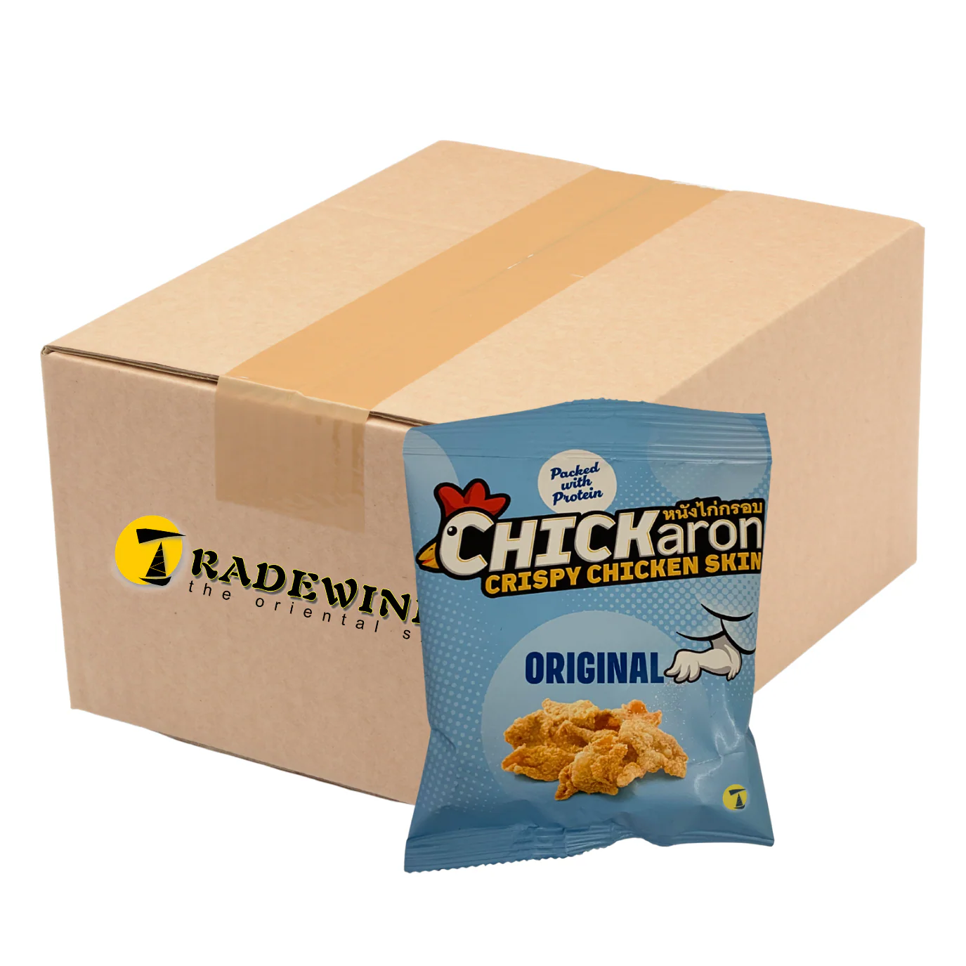 Chickaron Crispy Chicken Skin Original - 10x40g
