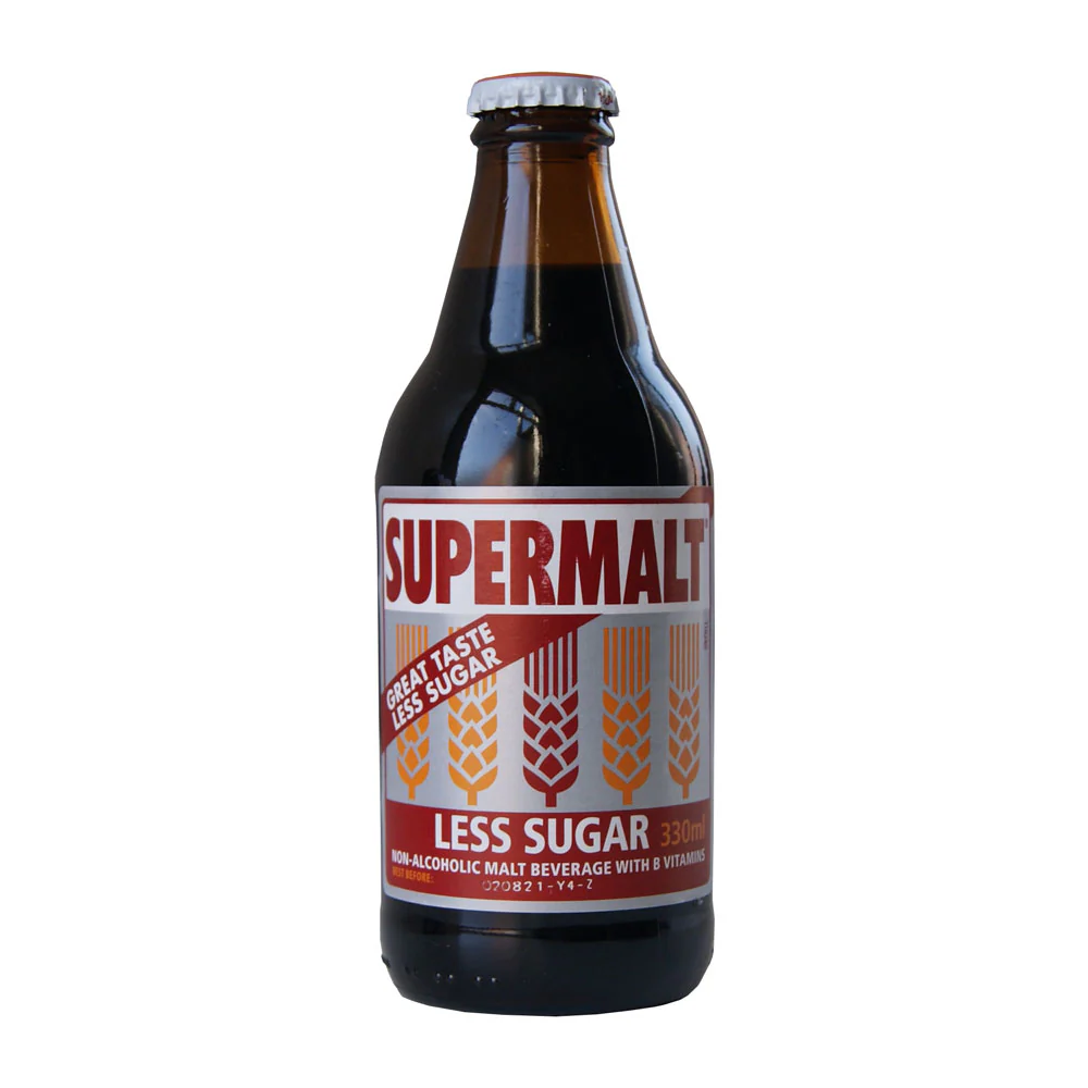 Supermalt Less Sugar Malt Drink - 330ml