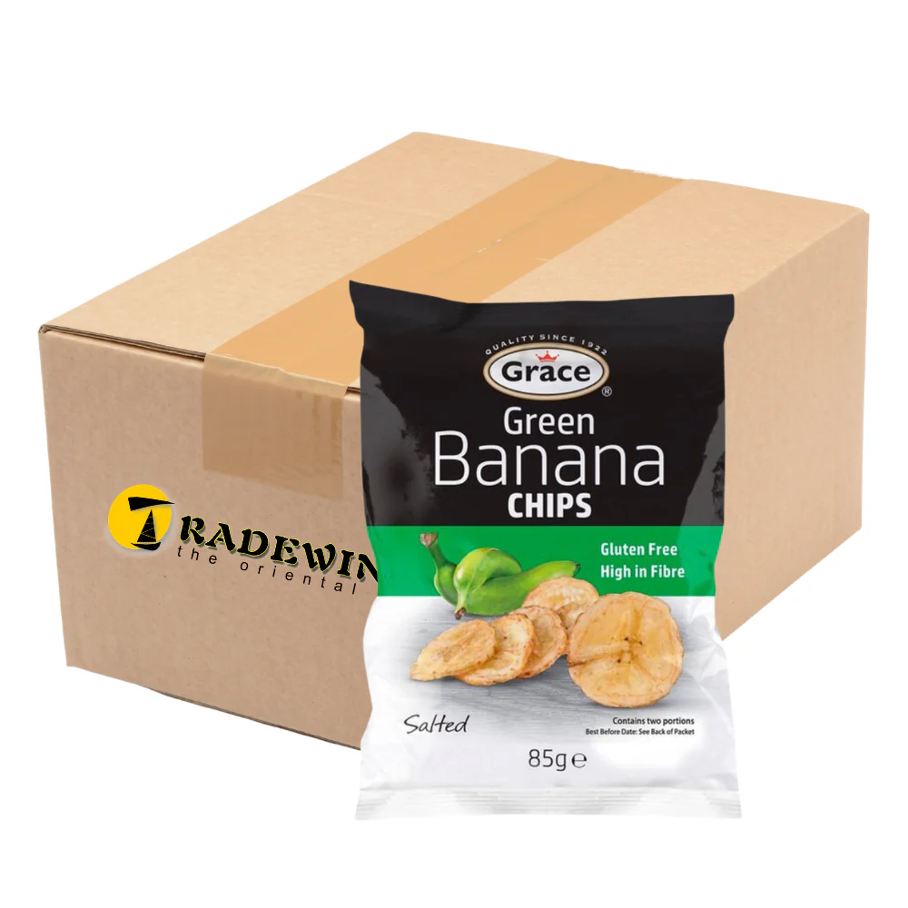 Grace Salted Green Banana Chips - 9x85g