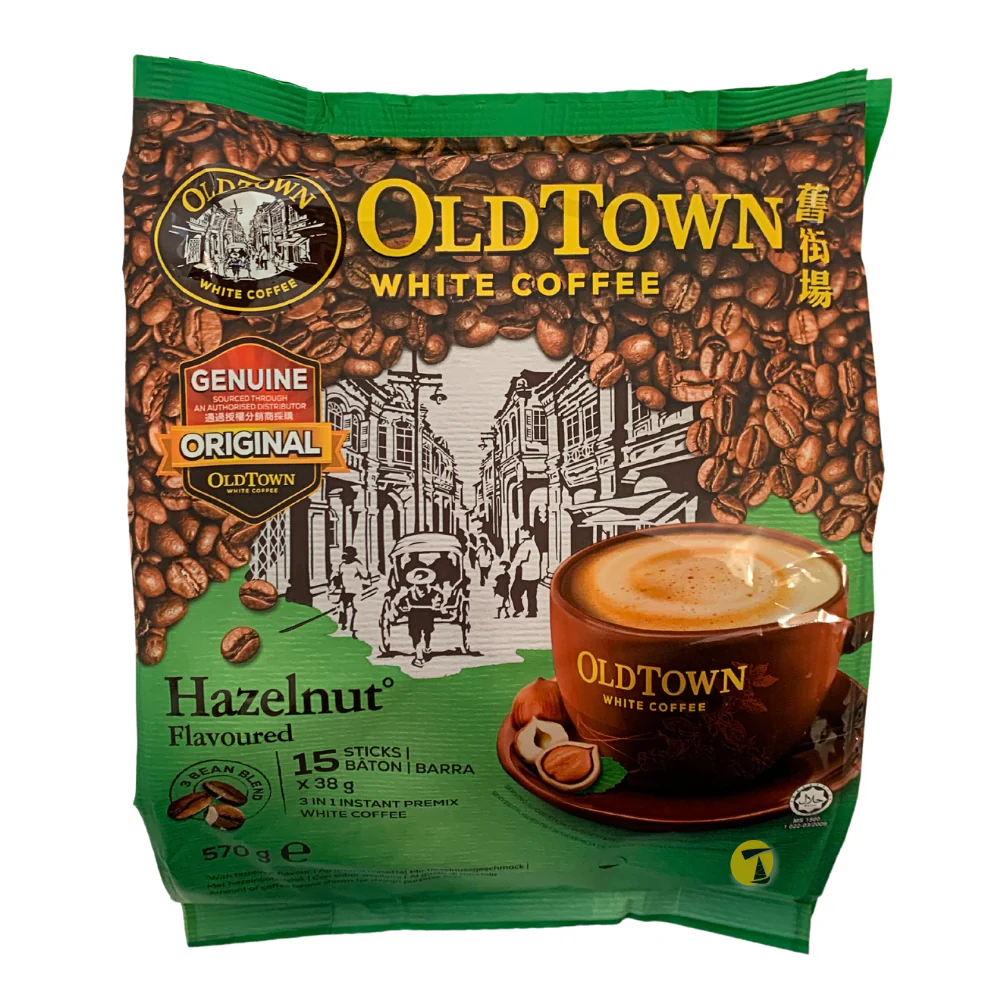 OldTown 3 in 1 White Coffee - Hazelnut - 15 x 40g Sticks