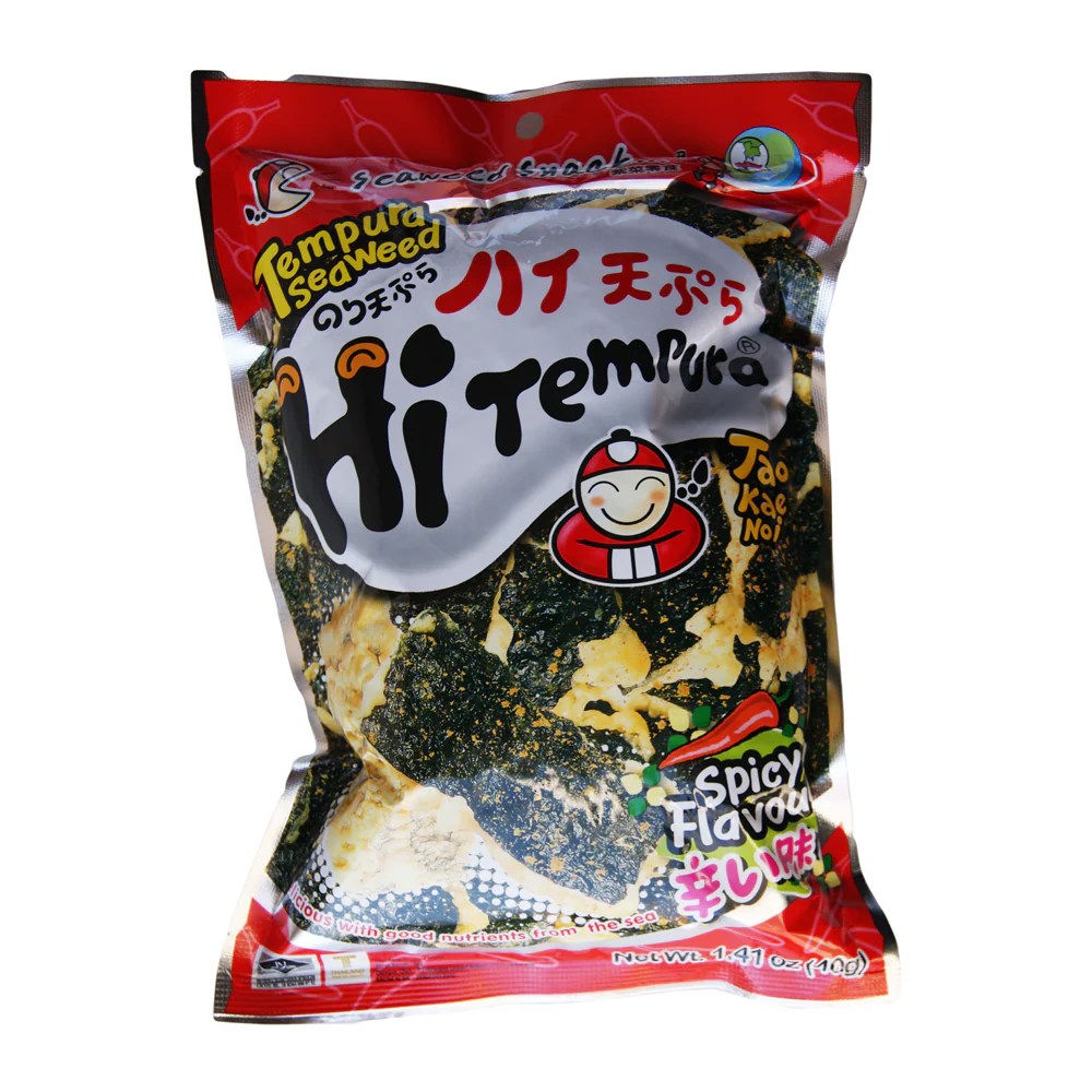Taokaenoi Tempura Seaweed - Spicy Flavour - 40g