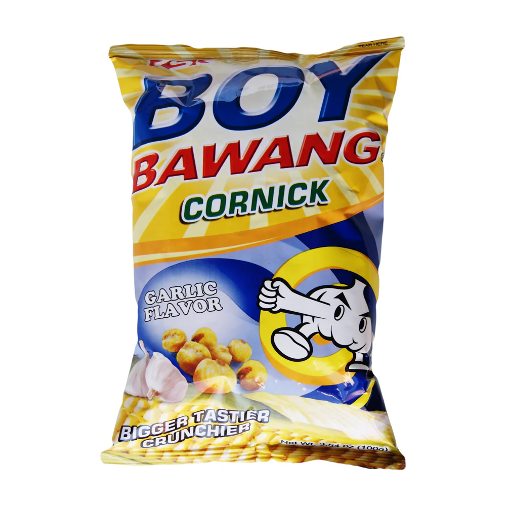Boy Bawang Corn Snack - Garlic Flavour - 90g