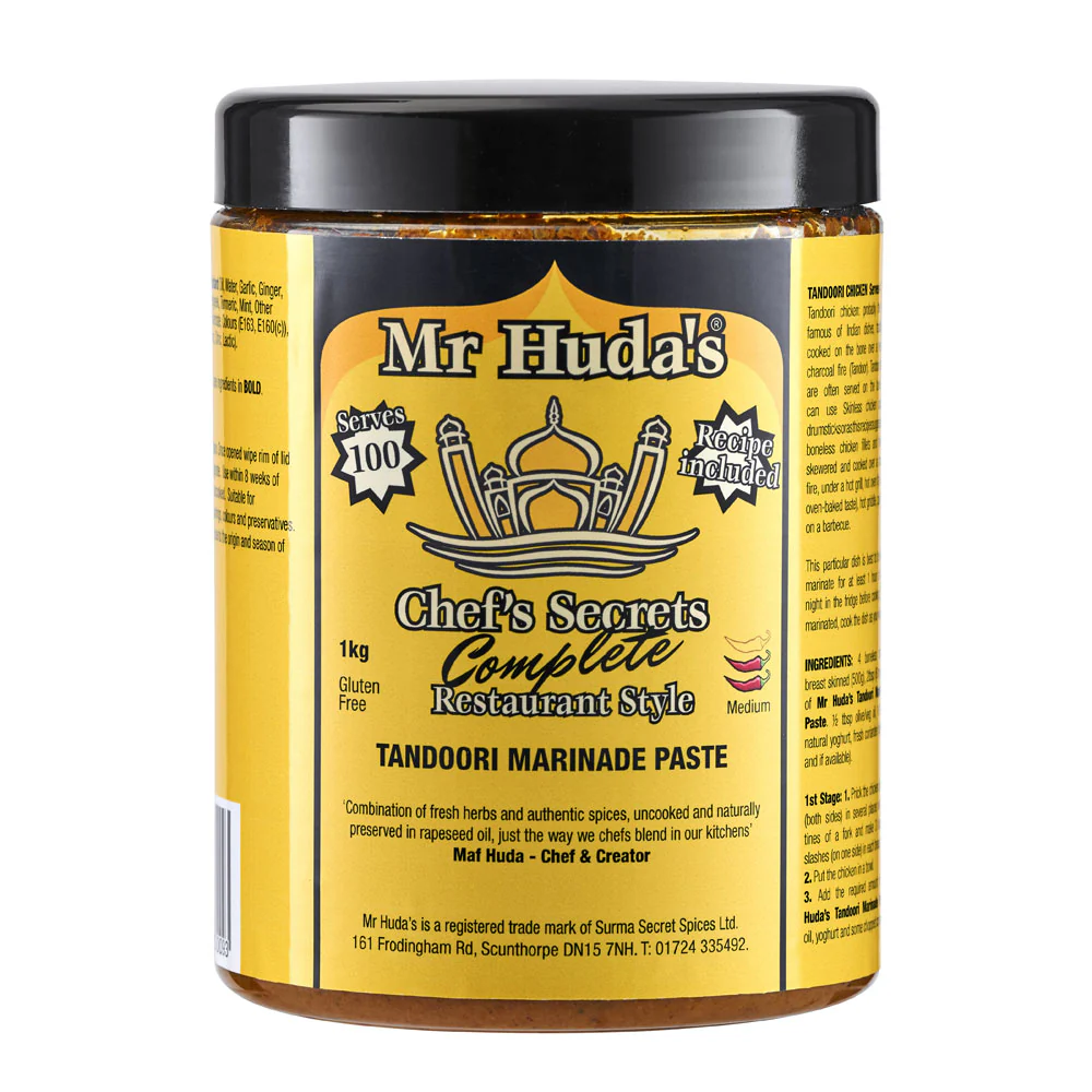 Mr Huda's Gluten Free Tandoori Marinade Paste - 1kg