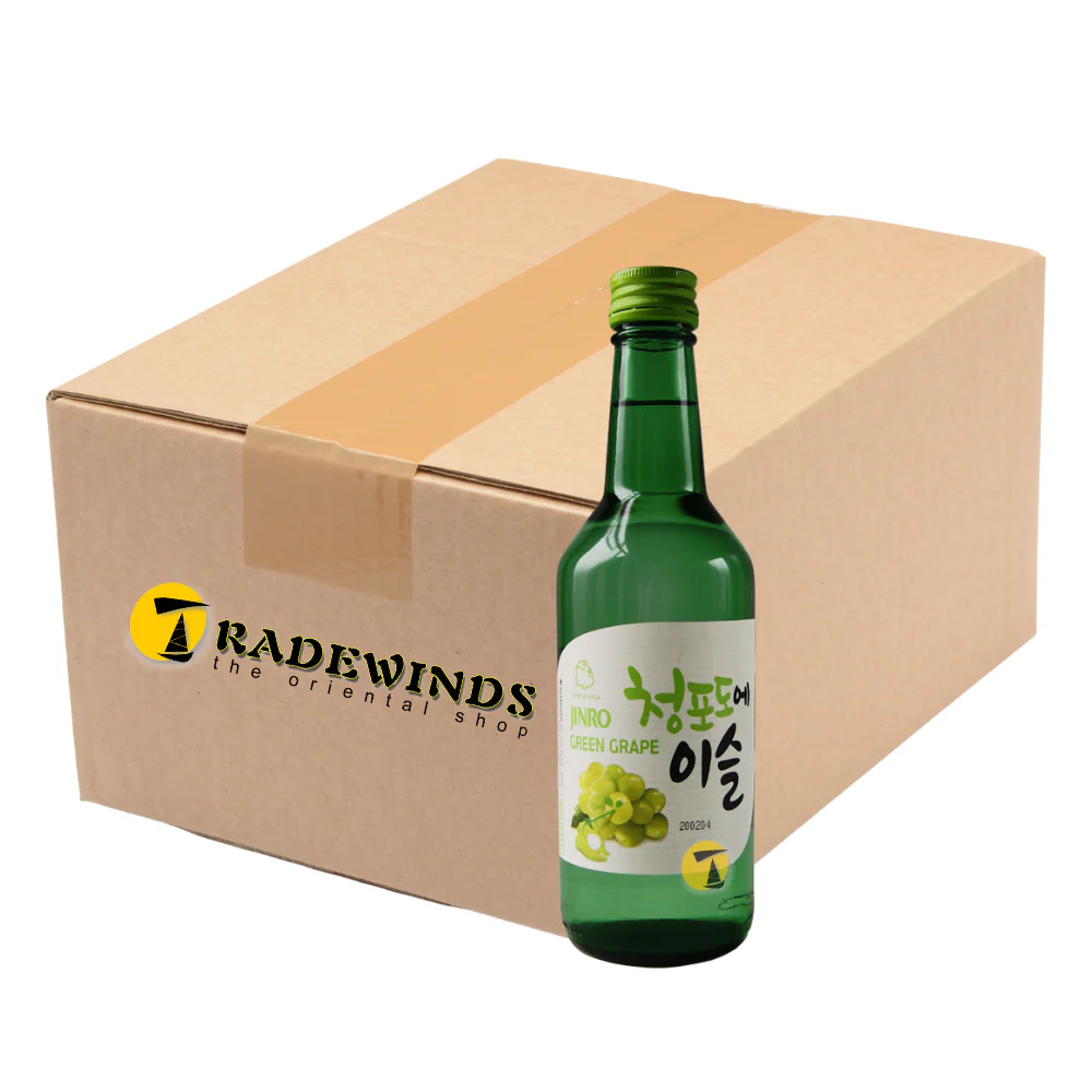 Jinro Chamisul Green Grape Soju - 20x360ml