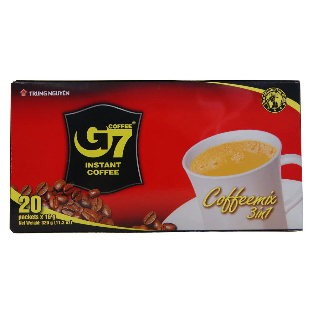 Trung Nguyen G7 3 in 1 Instant Coffee Mix - 20x16g