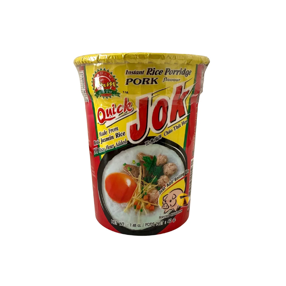 Madam Pum Jok Cup Rice Porridge - Pork Flavour - 42g