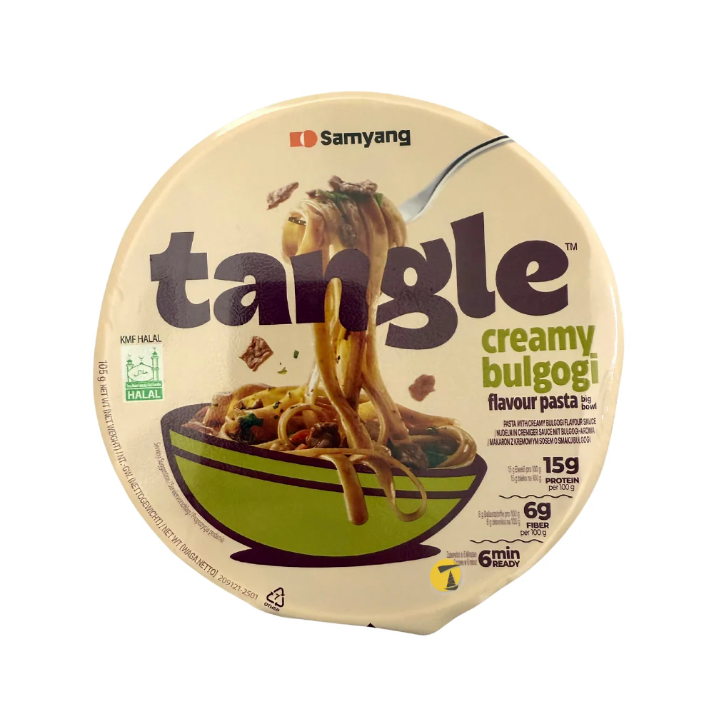 Samyang Tangle Creamy Bulgogi Flavour Pasta Big Bowl - 105g