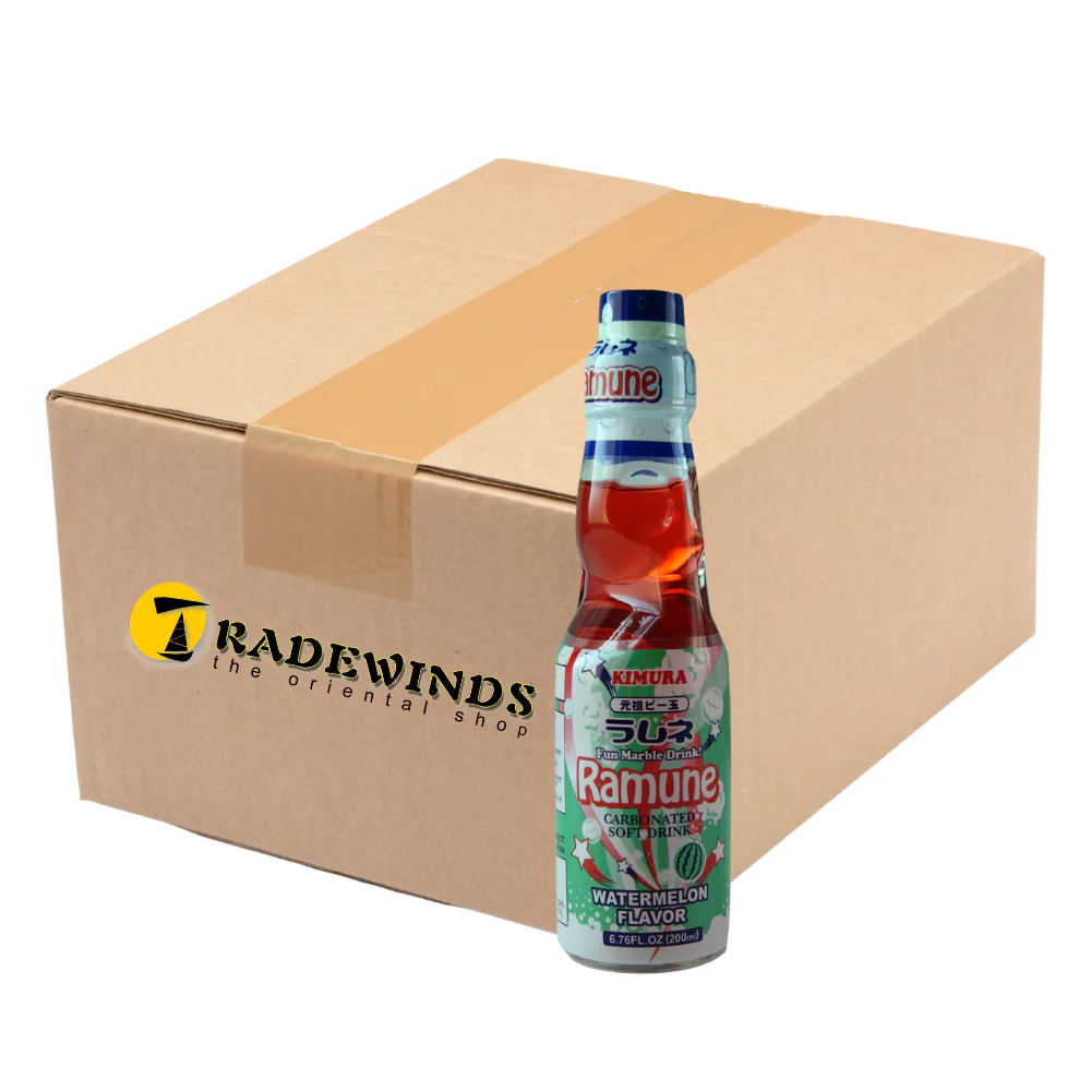 Kimura Ramune Watermelon Flavour - 18x200ml